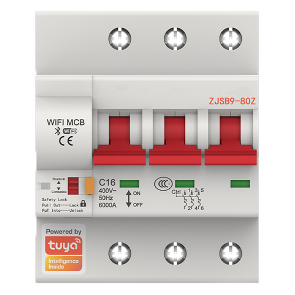 قاطع دائرة ذكي Zigbee Wi-Fi – 3P 63A