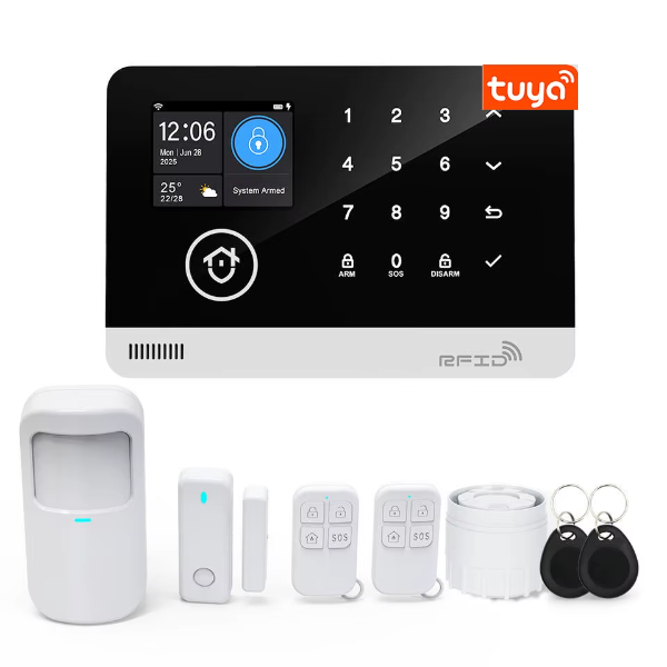 2.4 Inch WiFi Tuya Alarm System Kit