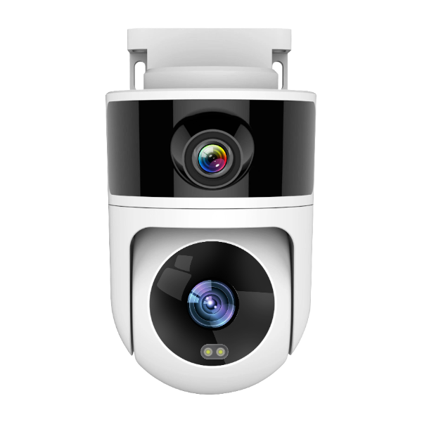 Outdoor Tuya 8PM Dual Lens Wifi Camera PTZ Smart Security Camera